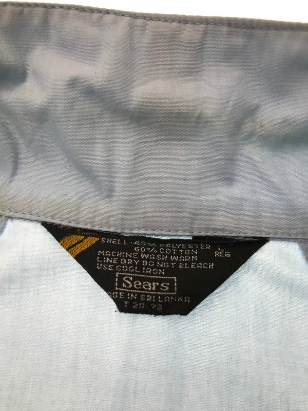 【中古品】【メンズ】 SEARS シアーズ 70's～80's SWING TOP BLOUSON 黒タグ 70～80年代 スイング トップ ブルゾン ライトアウター ヴィンテージ 146-260826-rt-11-tagh サイズ：L カラー：ライトブルー 万代Net店