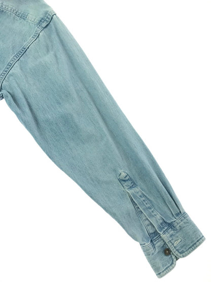 【中古品】【メンズ】 L.L.BEAN エルエルビーン 90's L/S DENIM SHIRT カナダ製 90年代 ロングスリーブ デニム シャツ 長袖シャツ トップス 146-260917-rt-33-tagh サイズ：L カラー：ライトインディゴ 万代Net店