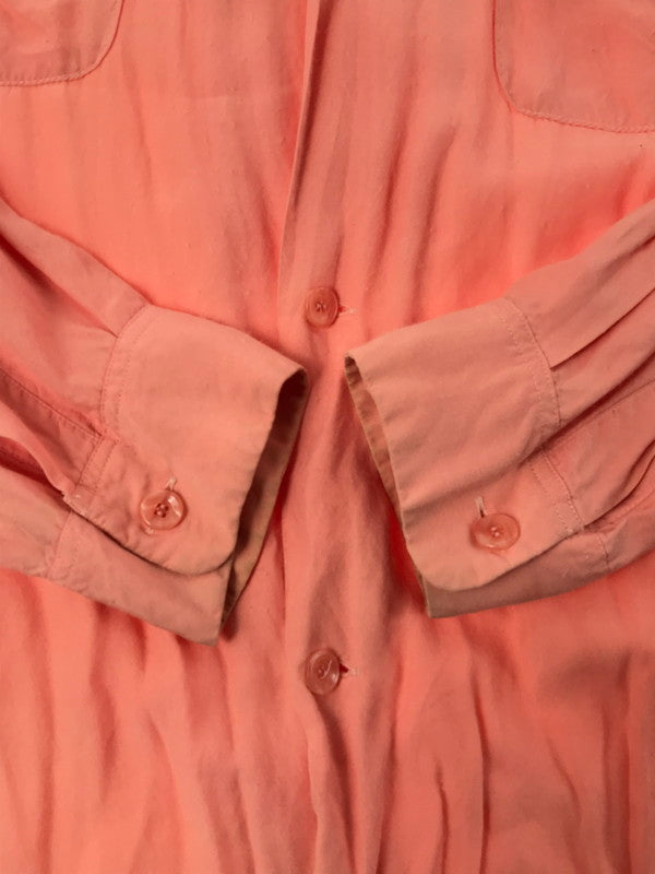 【現状渡し品】【メンズ】 STYLE EYES スタイル アイズ SADDLE STITCH RAYON SHIRT PINK サドル ステッチ レーヨン シャツ 145-260826-rt-21-tagh サイズ：L カラー：ピンク 万代Net店
