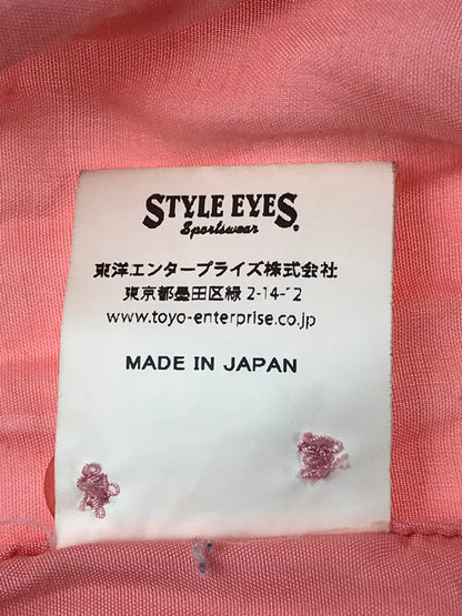 【現状渡し品】【メンズ】 STYLE EYES スタイル アイズ SADDLE STITCH RAYON SHIRT PINK サドル ステッチ レーヨン シャツ 145-260826-rt-21-tagh サイズ：L カラー：ピンク 万代Net店