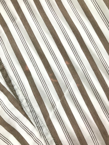 【中古品】【メンズ】 PHIGVEL MAKERS&CO フィグベル STRIPE L/S SHIRT PMAG-LS01 ストライプ ロングスリーブ シャツ 長袖シャツ トップス 140-260829-rt-03-tagh サイズ：4 カラー：ホワイト/ブラウン 万代Net店