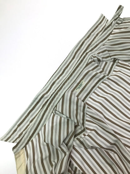 【中古品】【メンズ】 PHIGVEL MAKERS&CO フィグベル STRIPE L/S SHIRT PMAG-LS01 ストライプ ロングスリーブ シャツ 長袖シャツ トップス 140-260829-rt-03-tagh サイズ：4 カラー：ホワイト/ブラウン 万代Net店