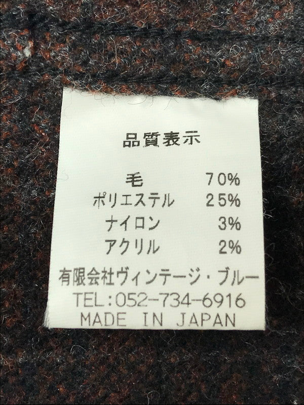 【中古品】【メンズ】 BLACK SIGN ブラック サイン WOOL JACKET BROWN ウール ジャケット アウター 147-260826-rt-28-tagh サイズ：38 カラー：ブラウン 万代Net店
