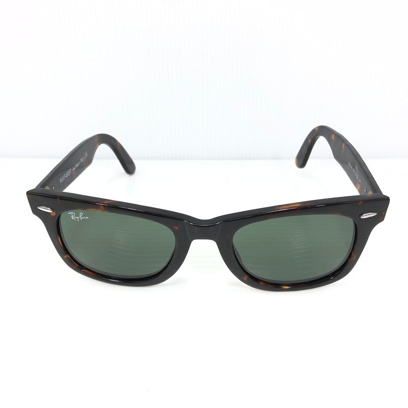 【現状渡し品】【メンズ】 RAY-BAN レイバン ORIGINAL WAYFARER CLASSIC RB2140F 902 52-22 オリジナル ウェイファーラー クラシック サングラス アイウェア 203-260912-rt-18-tagh サイズ：50ロ22 カラー：ブラック/グリーン 万代Net店