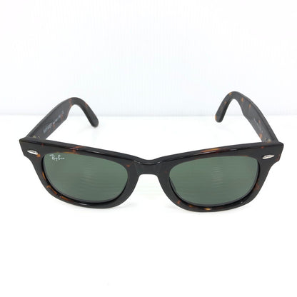 【現状渡し品】【メンズ】 RAY-BAN レイバン ORIGINAL WAYFARER CLASSIC RB2140F 902 52-22 オリジナル ウェイファーラー クラシック サングラス アイウェア 203-260912-rt-18-tagh サイズ：50ロ22 カラー：ブラック/グリーン 万代Net店