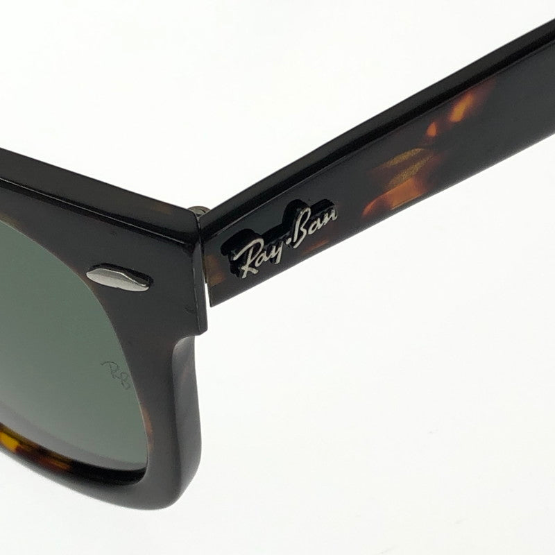 【現状渡し品】【メンズ】 RAY-BAN レイバン ORIGINAL WAYFARER CLASSIC RB2140F 902 52-22 オリジナル ウェイファーラー クラシック サングラス アイウェア 203-260912-rt-18-tagh サイズ：50ロ22 カラー：ブラック/グリーン 万代Net店