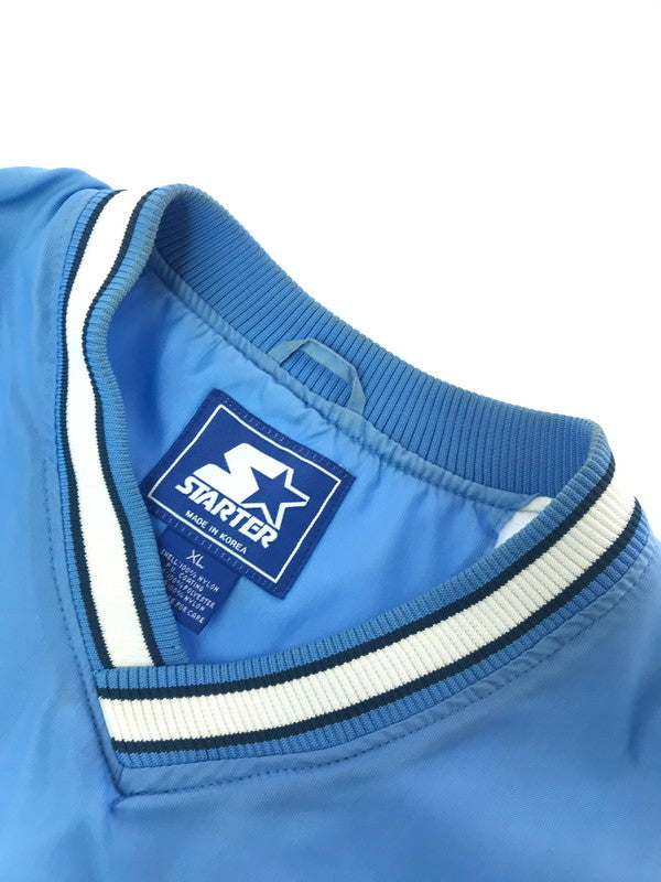 【現状渡し品】【メンズ】 STARTER スターター 90's CAROLINA NYLON PULLOVER 韓国製 90年代 カロライナ ナイロン プルオーバー 146-260826-rt-24-tagh サイズ：XL カラー：ライトブルー 万代Net店