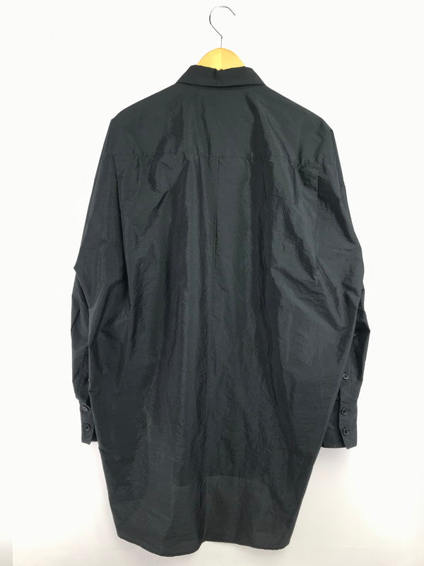 【中古品】【メンズ】 ASTRAET アストラット L/S NYLON REGULAR COLLAR SHIRT 5421-299-0280 ロングスリーブ レギュラー カラー シャツ トップス 147-260826-rt-22-tagh サイズ：3 カラー：ブラック 万代Net店