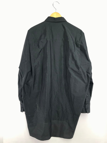 【中古品】【メンズ】 ASTRAET アストラット L/S NYLON REGULAR COLLAR SHIRT 5421-299-0280 ロングスリーブ レギュラー カラー シャツ トップス 147-260826-rt-22-tagh サイズ：3 カラー：ブラック 万代Net店