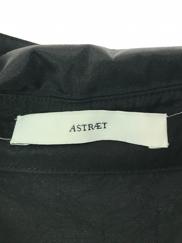 【中古品】【メンズ】 ASTRAET アストラット L/S NYLON REGULAR COLLAR SHIRT 5421-299-0280 ロングスリーブ レギュラー カラー シャツ トップス 147-260826-rt-22-tagh サイズ：3 カラー：ブラック 万代Net店