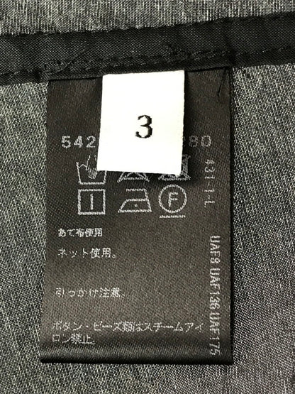 【中古品】【メンズ】 ASTRAET アストラット L/S NYLON REGULAR COLLAR SHIRT 5421-299-0280 ロングスリーブ レギュラー カラー シャツ トップス 147-260826-rt-22-tagh サイズ：3 カラー：ブラック 万代Net店