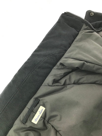 【中古品】【メンズ】 STEVEN ALAN スティーブンアラン PADDED STAND COAT BLACK 8125-126-0892 スタンド コート アウター 147-260827-rt-15-tagh サイズ：XL カラー：ブラック 万代Net店