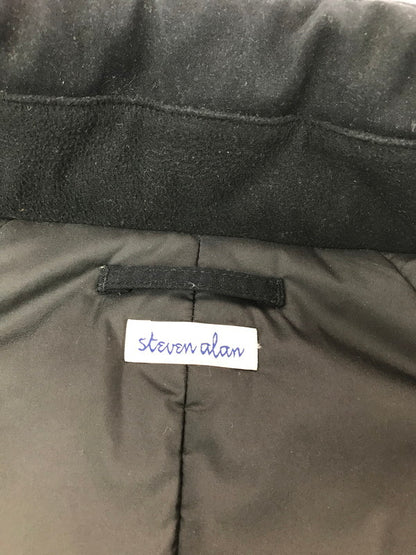 【中古品】【メンズ】 STEVEN ALAN スティーブンアラン PADDED STAND COAT BLACK 8125-126-0892 スタンド コート アウター 147-260827-rt-15-tagh サイズ：XL カラー：ブラック 万代Net店