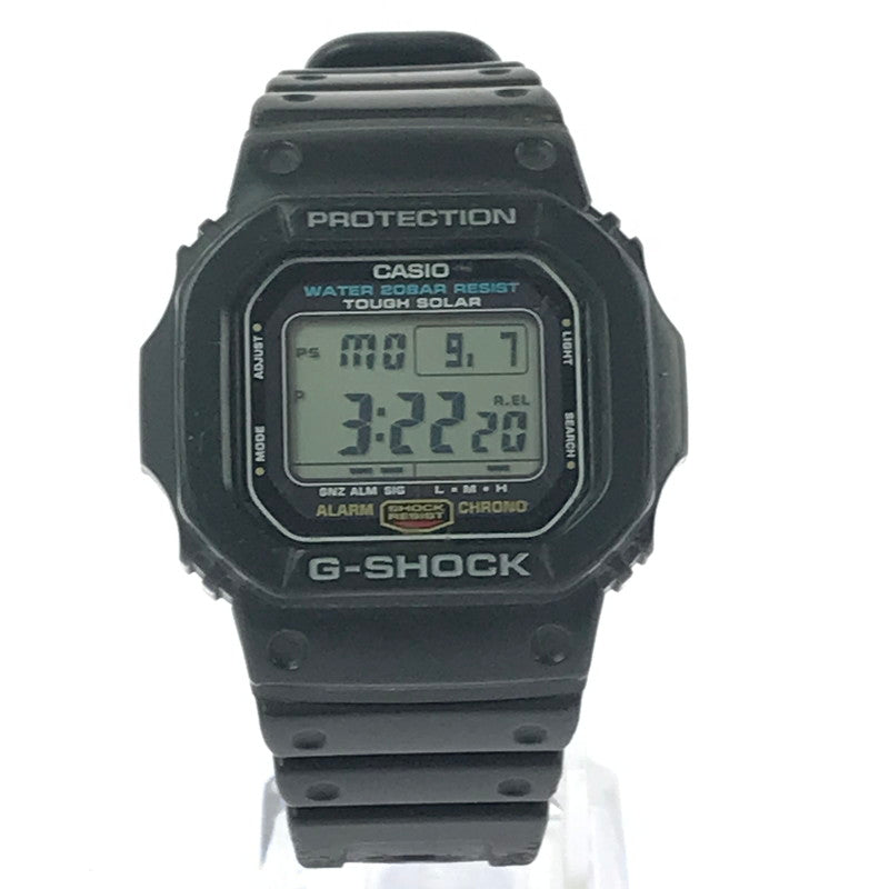 【現状渡し品】【メンズ】 G-SHOCK ジーショック DIGITAL 5600 SERIES DIGITAL TOUGH SOLAR G-5600E-1JF デジタル タフソーラー 腕時計 196-260912-na-03-tagh カラー：ブラック 万代Net店