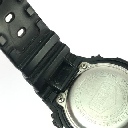 【現状渡し品】【メンズ】 G-SHOCK ジーショック DIGITAL 5600 SERIES DIGITAL TOUGH SOLAR G-5600E-1JF デジタル タフソーラー 腕時計 196-260912-na-03-tagh カラー：ブラック 万代Net店