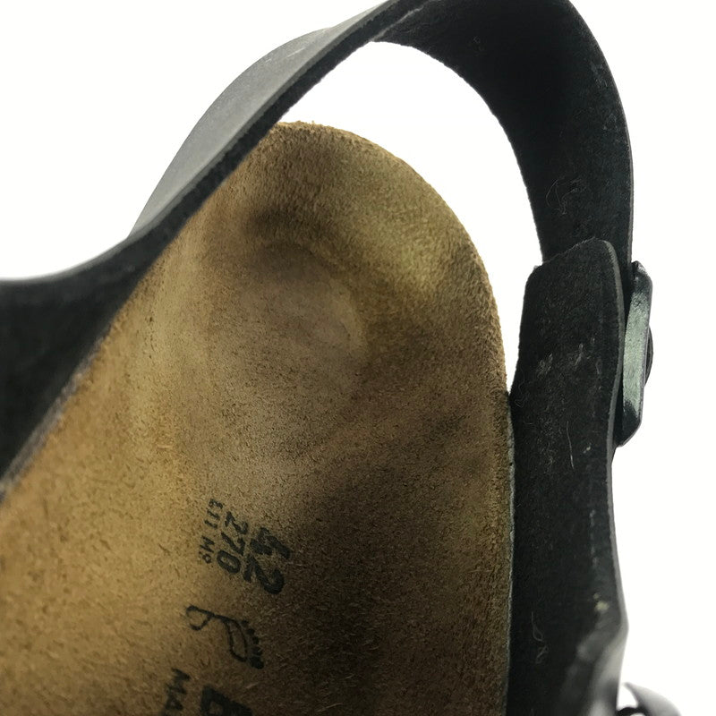 【中古品】【メンズ】 BIRKENSTOCK ビルケンシュトック MILANO BLACK BROWN 0034791 ミラノ 靴 165-260906-rt-40-tagh サイズ：42 カラー：ブラック/ブラウン 万代Net店