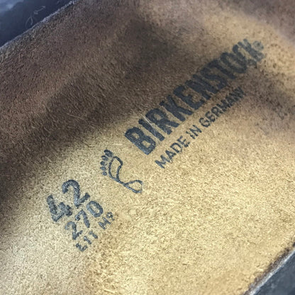 【中古品】【メンズ】 BIRKENSTOCK ビルケンシュトック MILANO BLACK BROWN 0034791 ミラノ 靴 165-260906-rt-40-tagh サイズ：42 カラー：ブラック/ブラウン 万代Net店