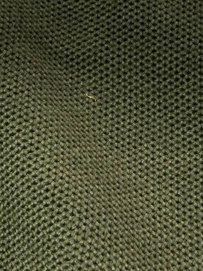 【現状渡し品】【メンズ】 KARLEN MILITARY-STYLE カールン ミリタリー スタイル WOOL KNIT CARDIGAN ウール ニット カーディガン トップス 146-260825-rt-20-tagh サイズ：60 カラー：カーキ 万代Net店