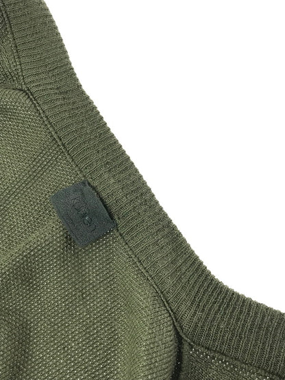 【現状渡し品】【メンズ】 KARLEN MILITARY-STYLE カールン ミリタリー スタイル WOOL KNIT CARDIGAN ウール ニット カーディガン トップス 146-260825-rt-20-tagh サイズ：60 カラー：カーキ 万代Net店