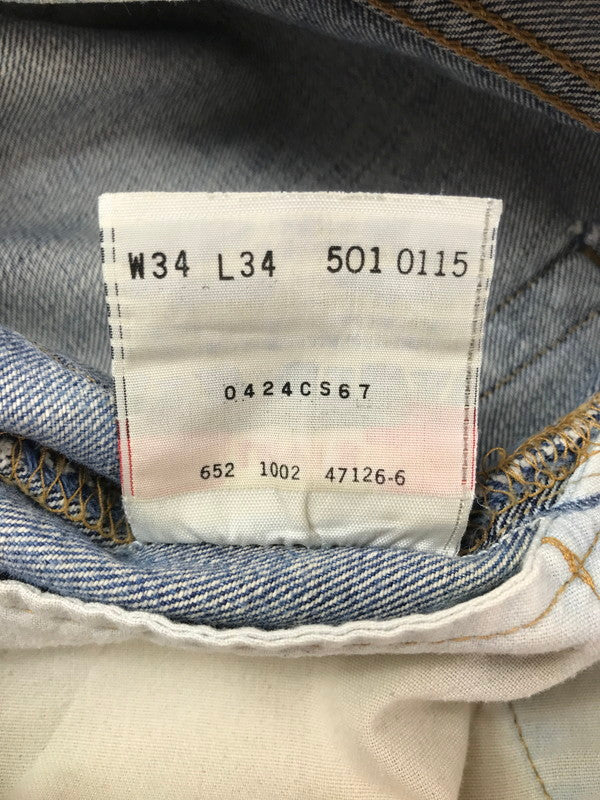 【現状渡し品】【メンズ】 LEVI'S リーバイス 00's 501-0115 DENIM PANTS 2000年代 デニム パンツ ジーンズ ボトムス 157-260829-rt-47-tagh サイズ：W34 L34 カラー：インディゴ 万代Net店
