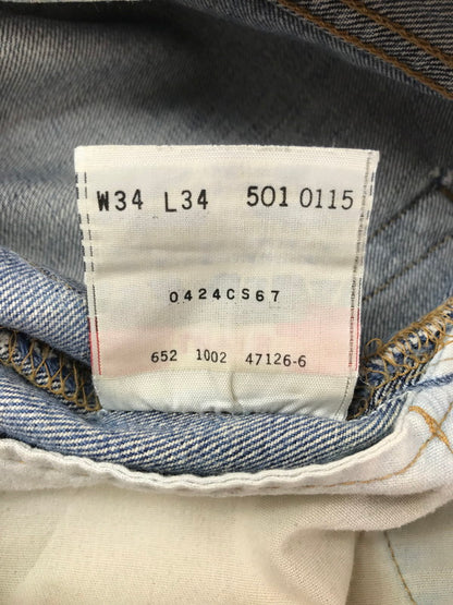 【現状渡し品】【メンズ】 LEVI'S リーバイス 00's 501-0115 DENIM PANTS 2000年代 デニム パンツ ジーンズ ボトムス 157-260829-rt-47-tagh サイズ：W34 L34 カラー：インディゴ 万代Net店