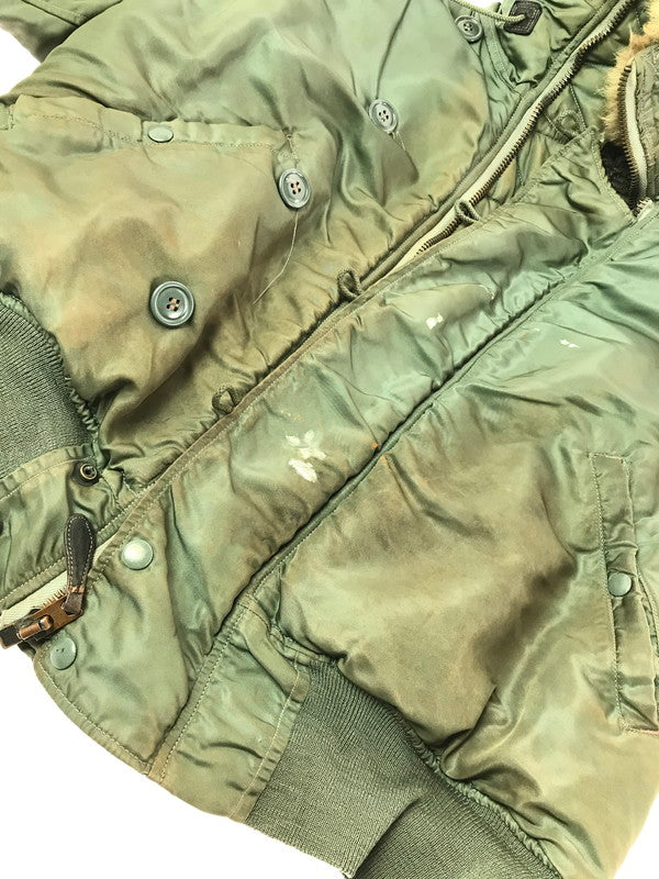 【現状渡し品】【メンズ】 US ARMY アメリカ軍 60'S N-3B FLIGHT JACKET 60年代 フライトジャケット アウター 146-260902-na-30-tagh サイズ：M カラー：カーキ 万代Net店