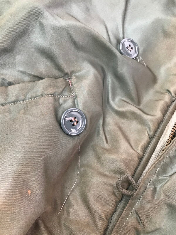 【現状渡し品】【メンズ】 US ARMY アメリカ軍 60'S N-3B FLIGHT JACKET 60年代 フライトジャケット アウター 146-260902-na-30-tagh サイズ：M カラー：カーキ 万代Net店