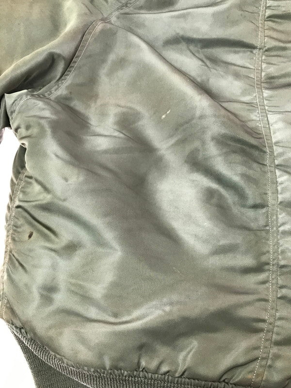 【現状渡し品】【メンズ】 US ARMY アメリカ軍 60'S N-3B FLIGHT JACKET 60年代 フライトジャケット アウター 146-260902-na-30-tagh サイズ：M カラー：カーキ 万代Net店