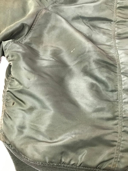【現状渡し品】【メンズ】 US ARMY アメリカ軍 60'S N-3B FLIGHT JACKET 60年代 フライトジャケット アウター 146-260902-na-30-tagh サイズ：M カラー：カーキ 万代Net店