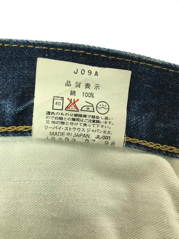 【現状渡し品】【メンズ】 LEVI'S リーバイス BIG E DENIM PANTS JB099 07 98 刻印J09 ビッグ E デニム パンツ ボトムス 157-260829-rt-46-tagh サイズ：W34 L36 カラー：インディゴ 万代Net店