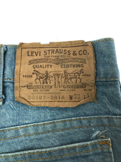 【現状渡し品】【メンズ】 LEVI'S リーバイス 推定70's BELLBOTTOM DENIM PANTS 20687-3814 推定70年代 ベルボトム デニム パンツ ジーンズ 157-260829-rt-48-tagh サイズ：W33 L31 カラー：インディゴ 万代Net店