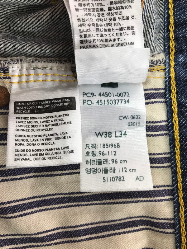 【中古品】【メンズ】 LEVI'S リーバイス S501XX 44MODEL REISSUE BIG E DENIM PANTS 44501-0072 復刻 ビッグ E デニム パンツ ジーンズ ボトムス 157-260829-rt-49-tagh サイズ：W38 L34 カラー：インディゴ 万代Net店