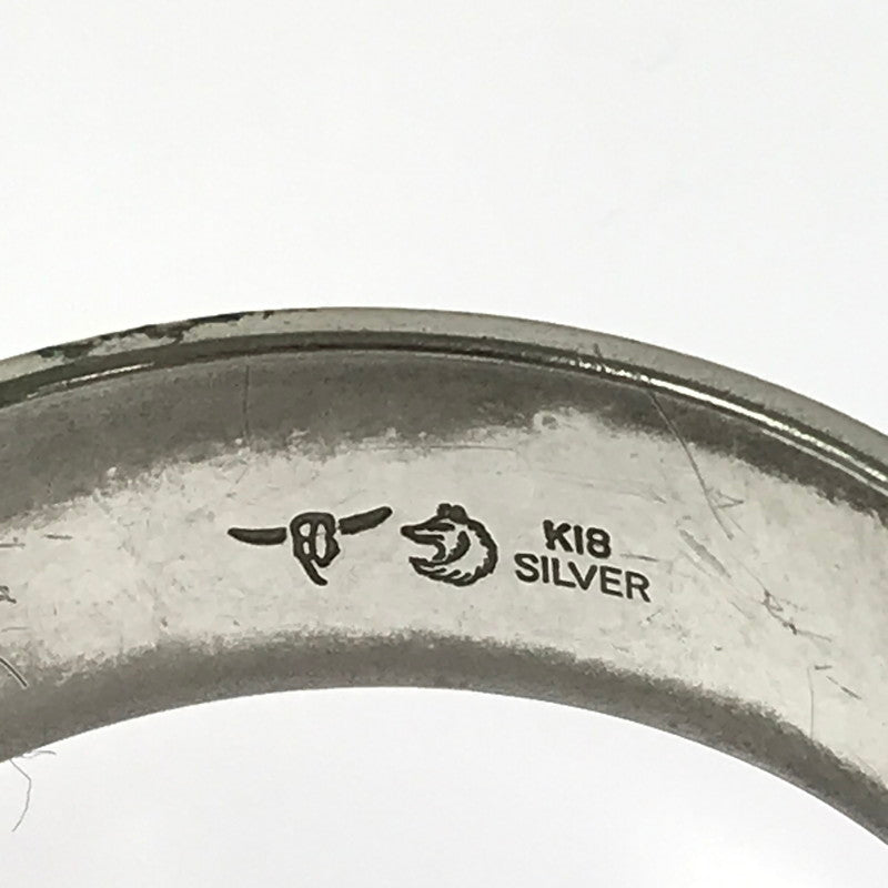【中古品】【メンズ】 TADY&KING タディーアンドキング K18 SILVER LONGHORN シルバー ロングホーン 平打ちバングル アクセサリー 191-260827-ki-01-tagh カラー：シルバー/ゴールド 万代Net店