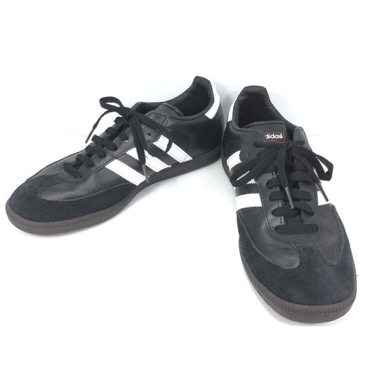 【中古品】【メンズ】 ADIDAS アディダス SAMBA LEATHER BLACK 019000 サンバ レザー スニーカー 靴 シューズ スポーツ 161-260825-su-03-tagh サイズ：27/US9 カラー：ブラック 万代Net店