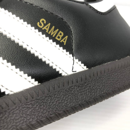 【中古品】【メンズ】 ADIDAS アディダス SAMBA LEATHER BLACK 019000 サンバ レザー スニーカー 靴 シューズ スポーツ 161-260825-su-03-tagh サイズ：27/US9 カラー：ブラック 万代Net店