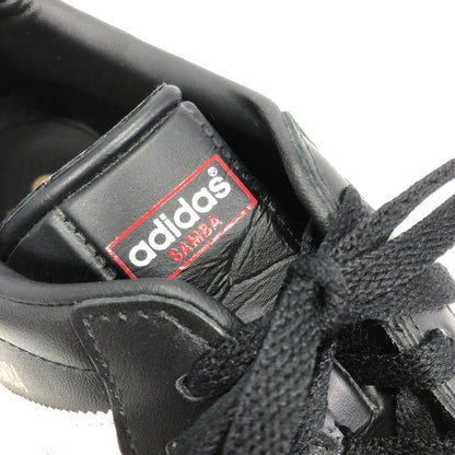 【中古品】【メンズ】 ADIDAS アディダス SAMBA LEATHER BLACK 019000 サンバ レザー スニーカー 靴 シューズ スポーツ 161-260825-su-03-tagh サイズ：27/US9 カラー：ブラック 万代Net店