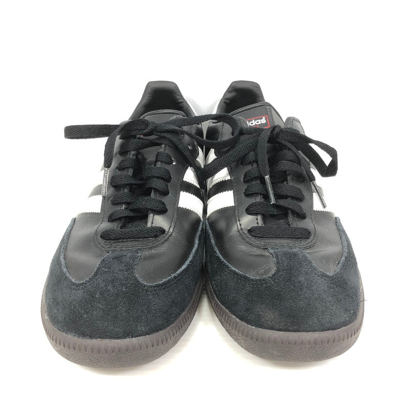 【中古品】【メンズ】 ADIDAS アディダス SAMBA LEATHER BLACK 019000 サンバ レザー スニーカー 靴 シューズ スポーツ 161-260825-su-03-tagh サイズ：27/US9 カラー：ブラック 万代Net店