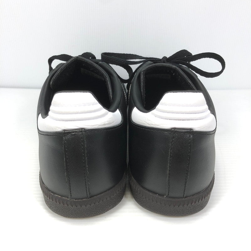 【中古品】【メンズ】 ADIDAS アディダス SAMBA LEATHER BLACK 019000 サンバ レザー スニーカー 靴 シューズ スポーツ 161-260825-su-03-tagh サイズ：27/US9 カラー：ブラック 万代Net店