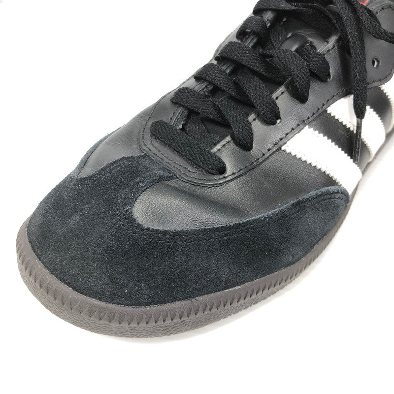 【中古品】【メンズ】 ADIDAS アディダス SAMBA LEATHER BLACK 019000 サンバ レザー スニーカー 靴 シューズ スポーツ 161-260825-su-03-tagh サイズ：27/US9 カラー：ブラック 万代Net店
