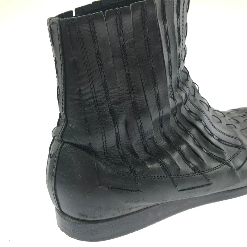 【現状渡し品】【メンズ】 NOBUYUKI MATSUI ノブユキ マツイ TABI SHOES BLACK タビ シューズ 靴 164-260913-rt-36-tagh サイズ：不明下記参照 カラー：ブラック 万代Net店