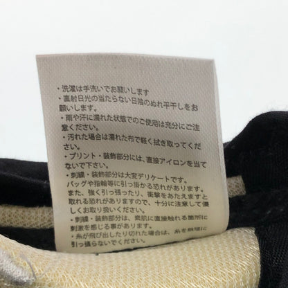 【中古品】【メンズ】 TONY ALVA トニー アルヴァ MESH CAP BLACK メッシュ キャップ 帽子 185-260912-rt-01-tagh サイズ：F カラー：ブラック 万代Net店