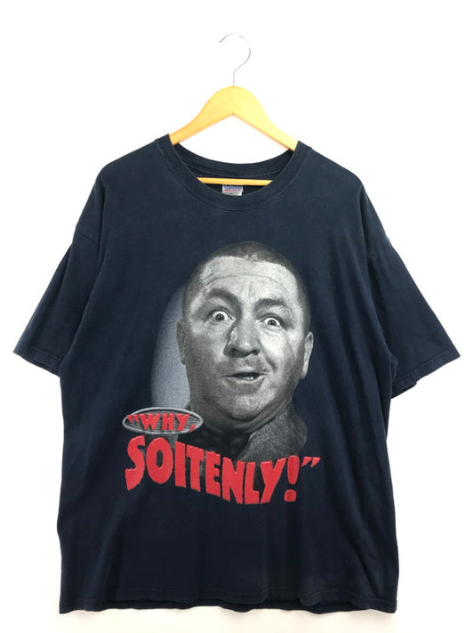 【現状渡し品】【メンズ】 THE THREE STOOGES スリー・ストゥージズ 00's SOITENLY PRINT T-SHIRT GILDANタグ 2000年代 プリント Tシャツ トップス 146-260825-rt-15-tagh サイズ：XL カラー：ネイビー 万代Net店