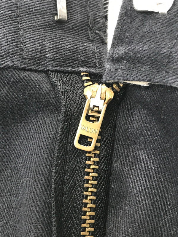 【中古品】【メンズ】 DICKIES ディッキーズ 80's～90's WORK PANTS TALONジッパー 80～90年代 ワーク パンツ ヴィンテージ ボトムス 157-260829-rt-30-tagh サイズ：不明 下記参照 カラー：ブラック 万代Net店
