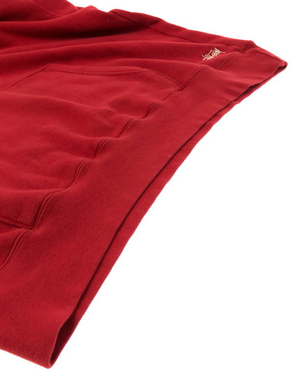 【中古品】【メンズ】 OLD STUSSY オールド ステューシー 90's HOODIE RED 中国製 紺タグ 90年代 フーディー パーカー トップス 142-260823-rt-18-tagh サイズ：L カラー：レッド 万代Net店
