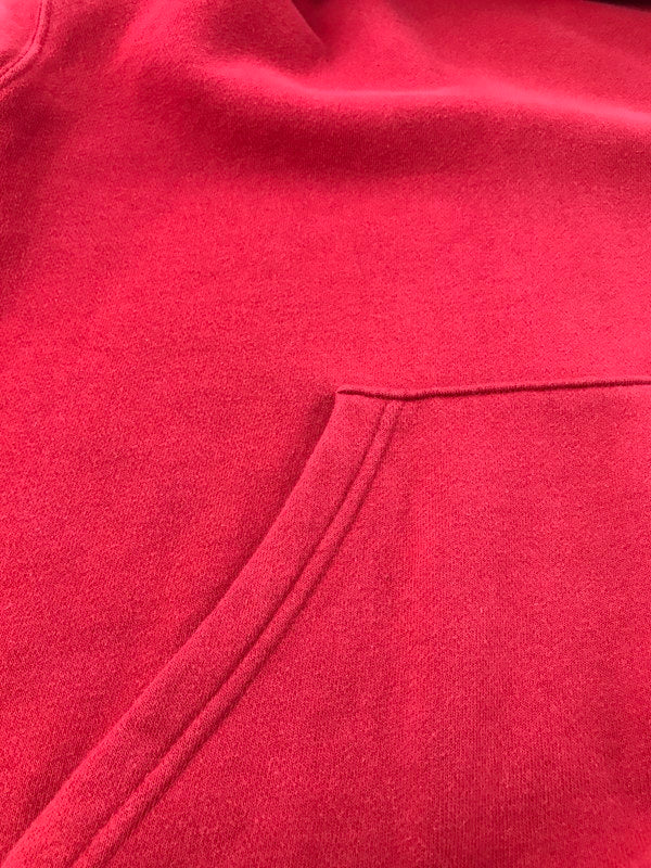【中古品】【メンズ】 OLD STUSSY オールド ステューシー 90's HOODIE RED 中国製 紺タグ 90年代 フーディー パーカー トップス 142-260823-rt-18-tagh サイズ：L カラー：レッド 万代Net店