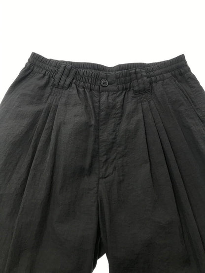 【中古品】【メンズ】 YOKE ヨーク 25SS NYLON 3PLEATED WIDE-LEG EASY TROUSERS YK25SS0922P 3プリーツ ワイドレッグ イージー トラウザーズ 151-260829-rt-29-tagh サイズ：2 カラー：ブラック 万代Net店