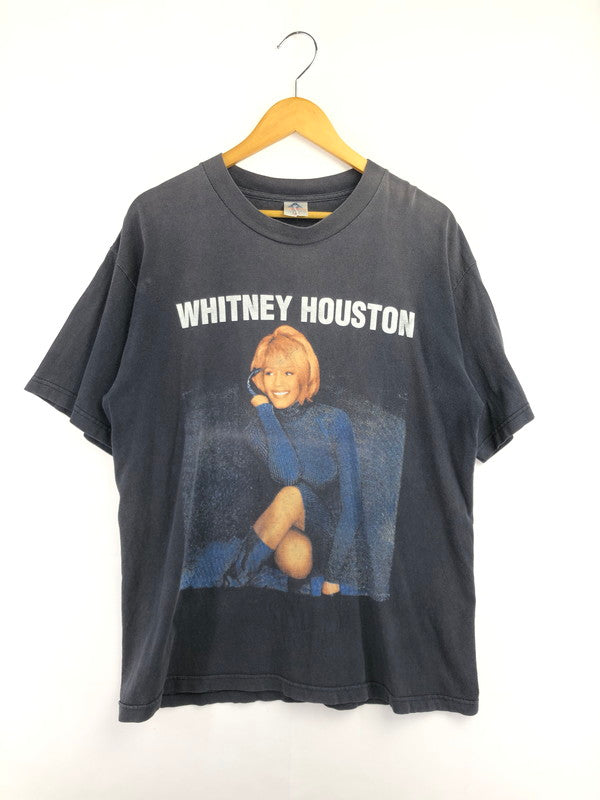 【中古品】【メンズ】 WHITNEY HOUSTON ホイットニー ヒューストン ALSTYLE APPAREL ACTIVEWEAR 90's US TOUR 1999 WITH APECIAL GUEST 112 TOUR T-SHIRT 146-260823-rt-06-tagh サイズ：L カラー：ブラック 万代Net店