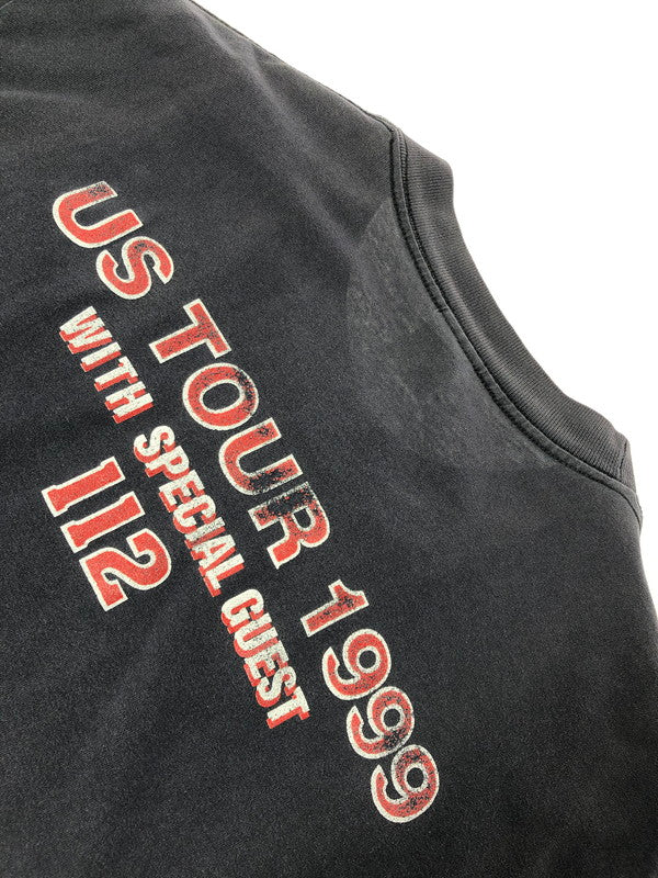 【中古品】【メンズ】 WHITNEY HOUSTON ホイットニー ヒューストン ALSTYLE APPAREL ACTIVEWEAR 90's US TOUR 1999 WITH APECIAL GUEST 112 TOUR T-SHIRT 146-260823-rt-06-tagh サイズ：L カラー：ブラック 万代Net店