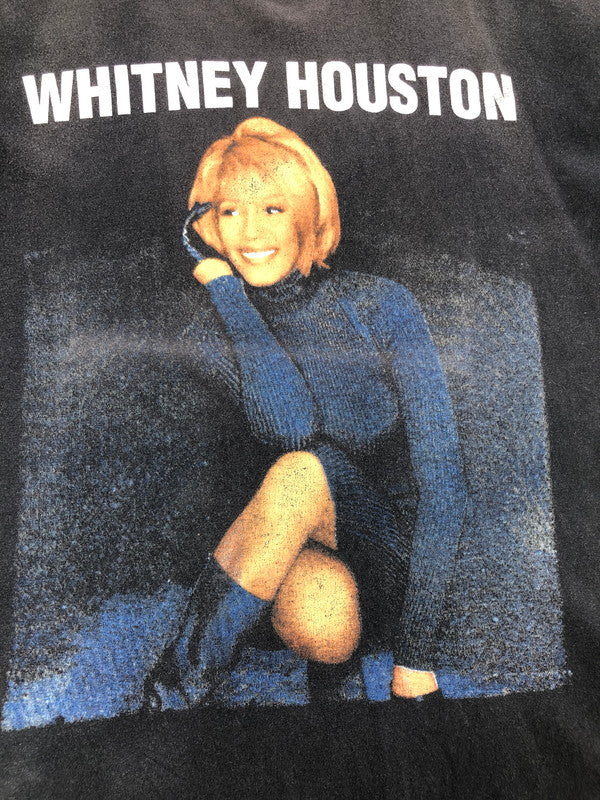 【中古品】【メンズ】 WHITNEY HOUSTON ホイットニー ヒューストン ALSTYLE APPAREL ACTIVEWEAR 90's US TOUR 1999 WITH APECIAL GUEST 112 TOUR T-SHIRT 146-260823-rt-06-tagh サイズ：L カラー：ブラック 万代Net店