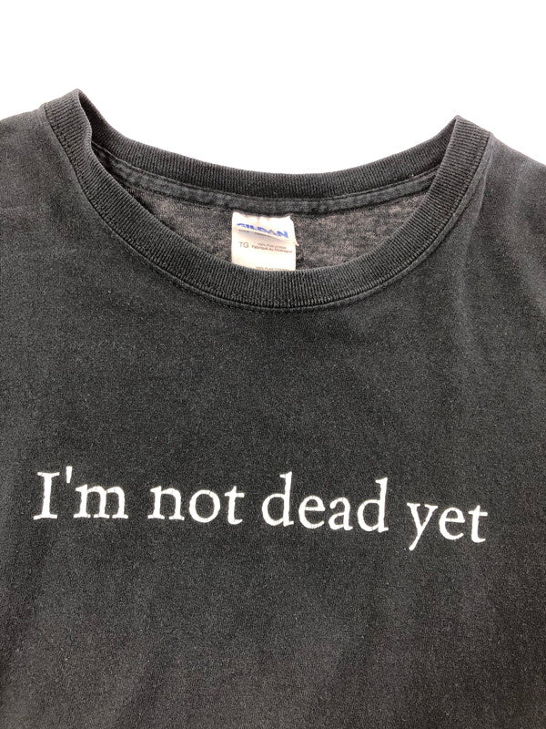 【中古品】【メンズ】 MONTY PYTHON'S モンティ パイソン 00's SPAMALOT I'M NOT DEAD YET T-SHIRT GILDANタグ ショートスリーブTシャツ トップス 146-260823-rt-08-tagh サイズ：XL カラー：ブラック 万代Net店